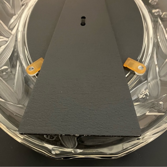 Vintage Elegant Mikasa Crystal Oval 5x7 Etched Photo Frame - Picture 8 of 8